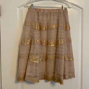 Anthropologie sequenced Skirt by TINY size XL NWOT
